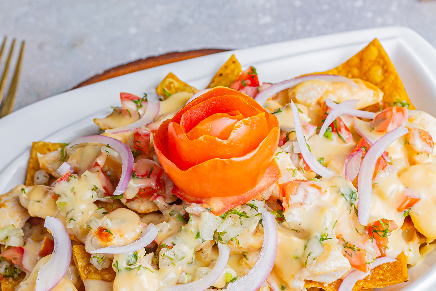 Chicken nachos